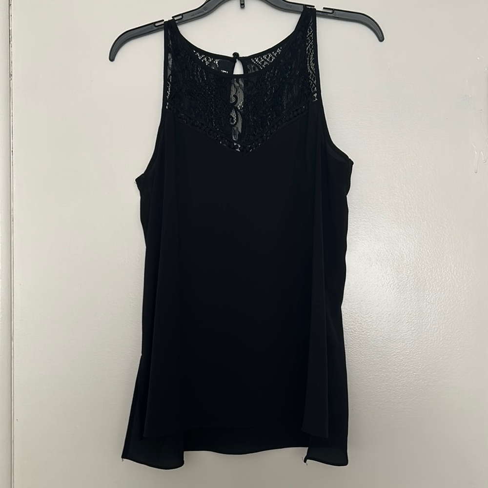 Black tank top